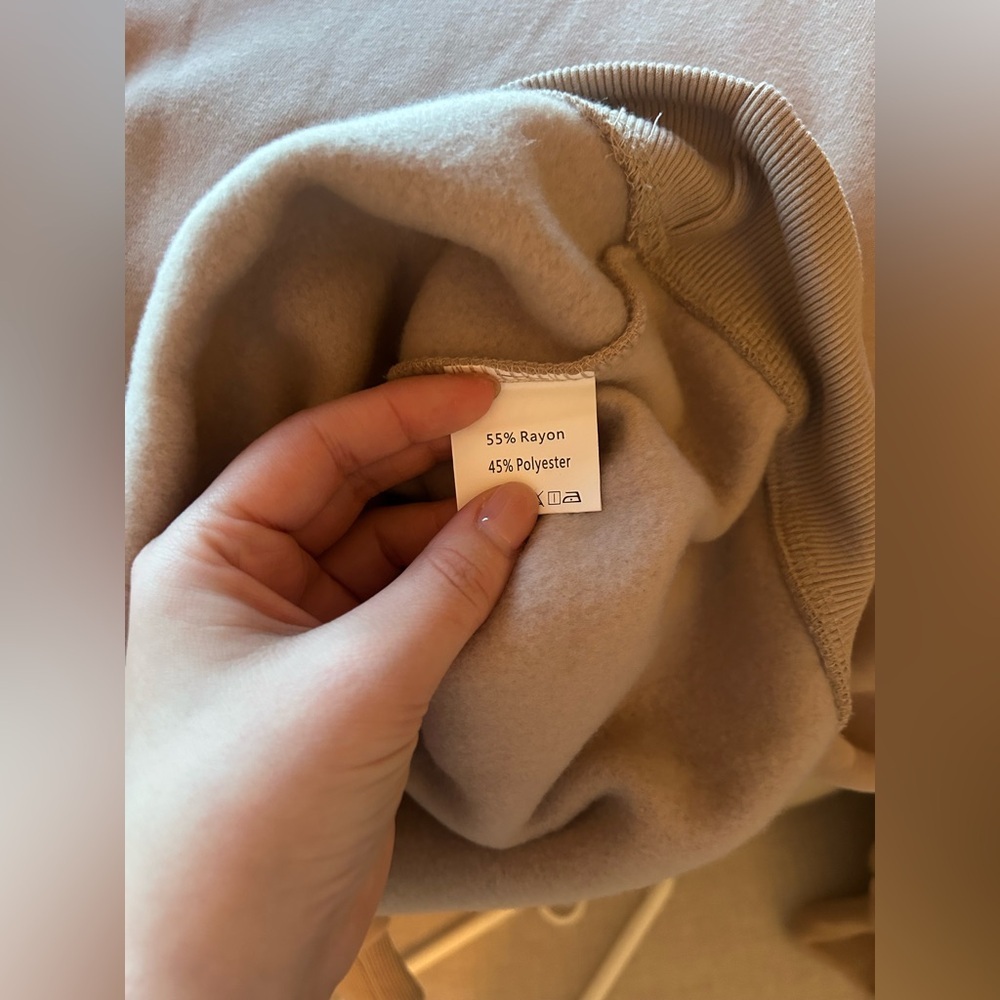 Super Cozy Tan Hoodie - Picture 5 of 5